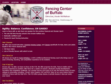 Tablet Screenshot of fencingbuffalo.com